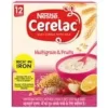 Nestle Cerelac Baby Cereal with Milk from 12 to 24 Months Multigrain & Fruits - 300 gm Pkt