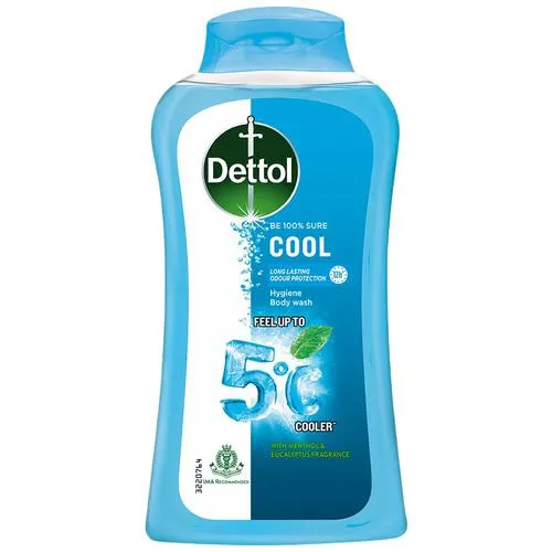 Dettol Cool Hygiene Body Wash - With Menthol & Eucalyptus Fragrance - 250 ml