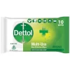 Dettol Disinfectant Sanitizer Wet Wipes - For Skin & Surfaces - Original, Multi-Use - 10 pcs