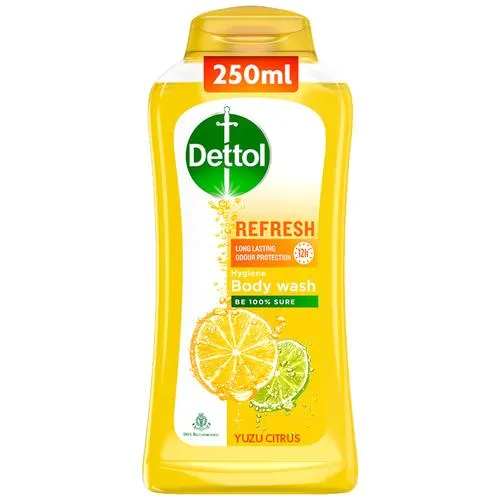 Dettol Refresh Hygiene Body Wash - Yuzu Citrus - 250 ml